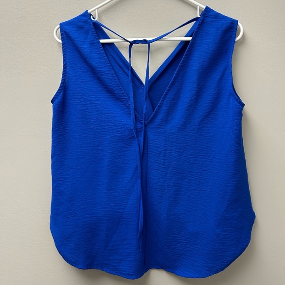 SHE + SKY Blue Tank Top Blouse - Picture 3 of 5